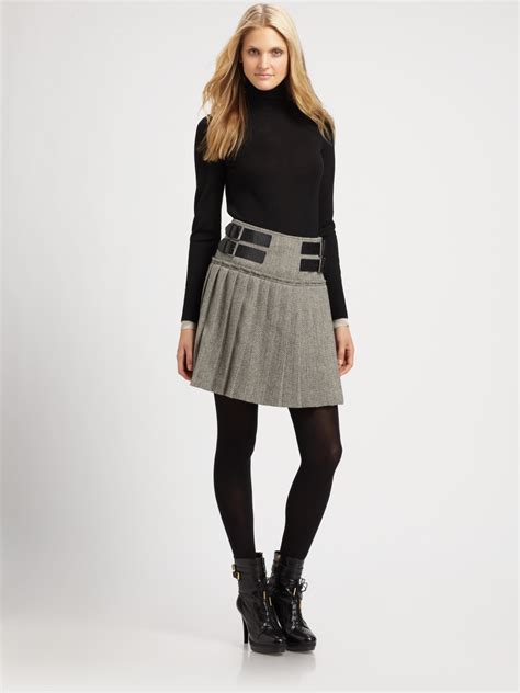 burberry brit melange skirt